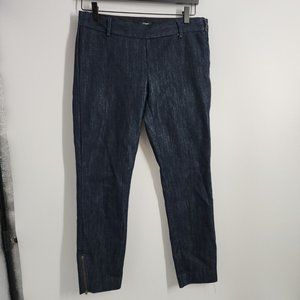 NEW J Crew Size 4 Curvy Fit Side Zip Blue Jeans Pants Womens Denim Stretch City